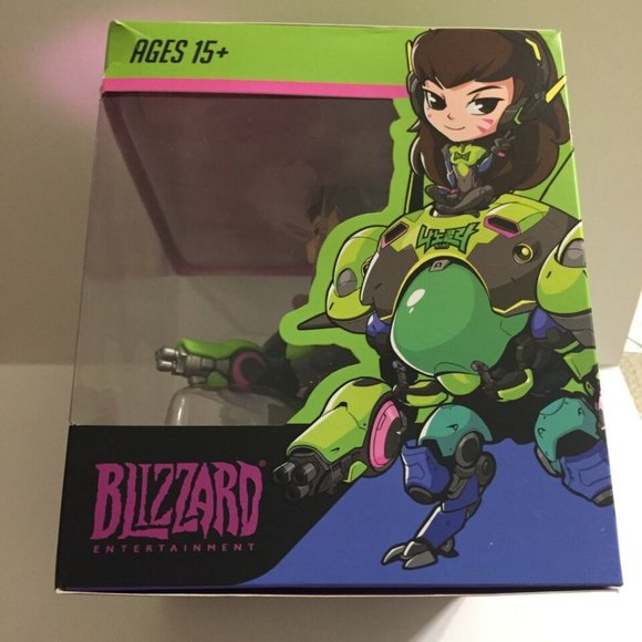 NEW 2019 BlizzCon Exclusive Overwatch D.Va with Meka 6'' Figure - Picture 6 of 9